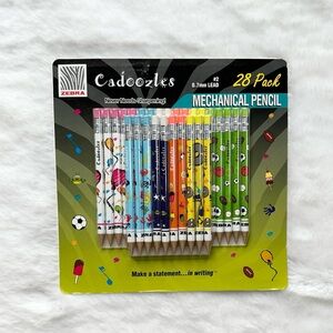 NIB Zebra Cadoozles Mini Mechanical Pencils 28 Pack